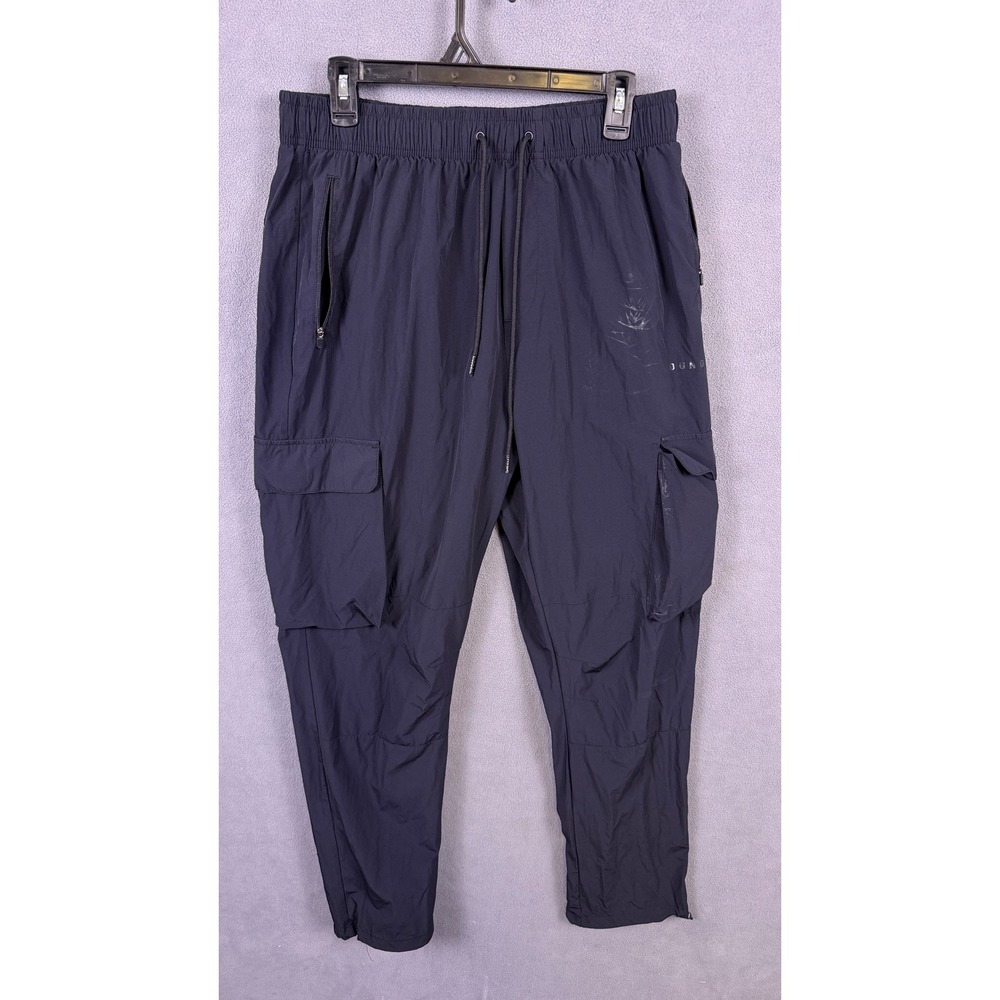 YoungLA Cargo Jogger Pants Mens Medium Black Athletic Gym Training YLA 218